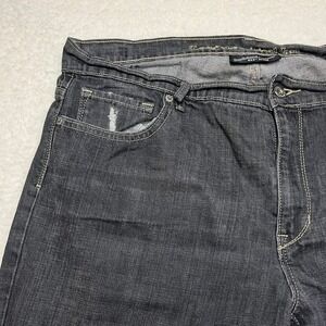 Levis Jeans Womens 32 Black‎ Boyfriend Skinny 633 Distressed Dark Wash Denim